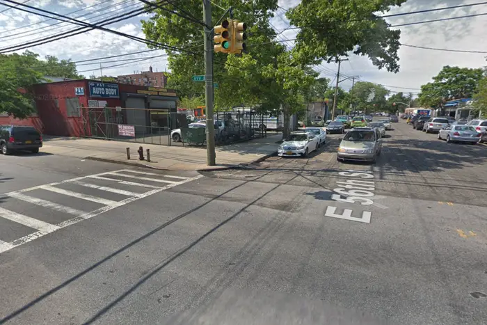 East 56th Street and Avenue J in a 2018 Google Maps image.